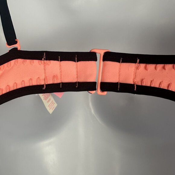 Victoria Secret‎ Color Block Y2K Pink Bikini Top is Size 34C - Picture 4 of 6